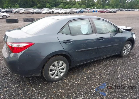 2014 Toyota Corolla Le from USA, damaged, VIN 2T1BURHE4EC226928